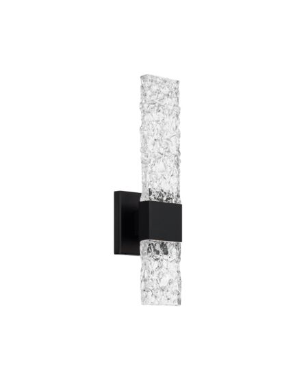 Reflect 2-Light LED Outdoor Wall Sconce in Black