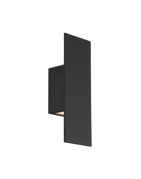 Icon 1-Light LED Wall Light in Black