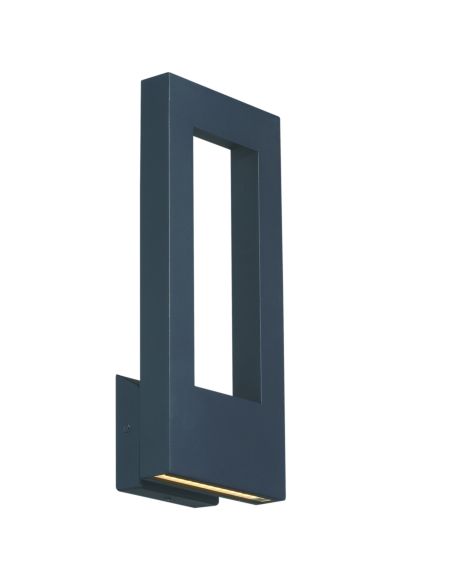 Modern Forms Twillight 16 Inch Outdoor Wall Light in Black
