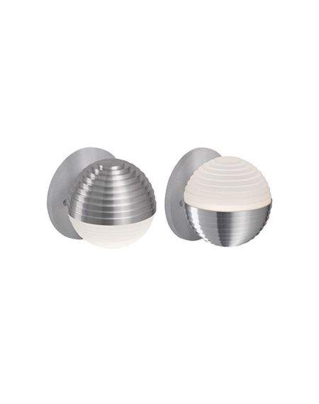  Supernova LED Wall Sconce in Nickel