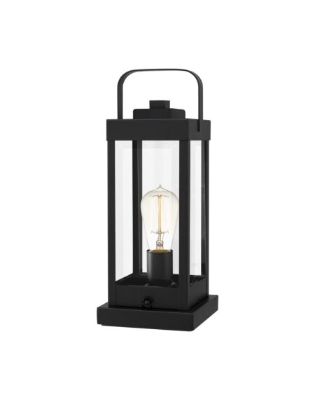 Westover 1-Light Outdoor Table Lamp in Earth Black