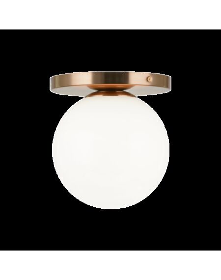 Matteo Cosmo 1 Light Wall Sconce In Aged Gold Brass