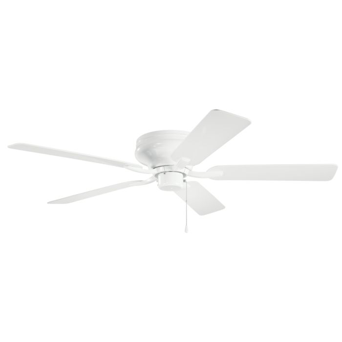 Traditional Ceiling Fan By Kichler - Outdoor Ceiling Fan White No Light
