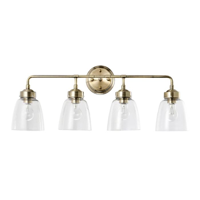 Bathroom Vanity Light In Antique Brass, Varaluz Lighting Fixtures