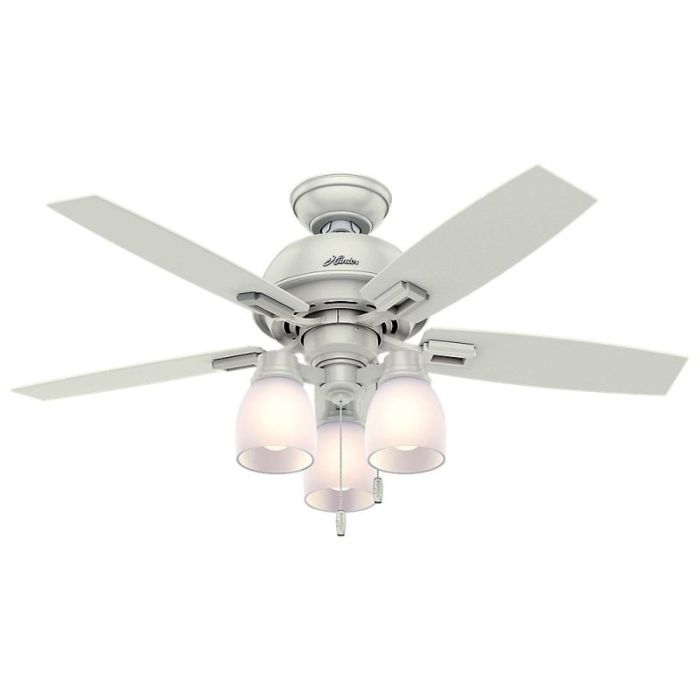Light Led Indoor Ceiling Fan, Hunter Donegan Ceiling Fan