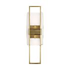 Duelle 1-Light 18.00"H LED Wall Sconce in Natural Brass