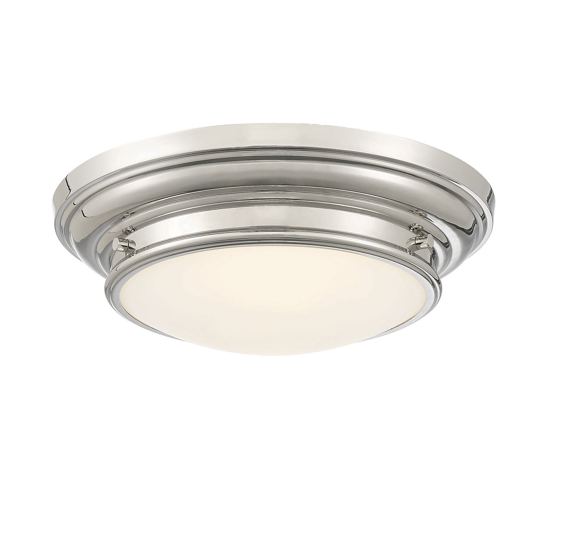 Monument 617623 Contemporary Style Ceiling Mount Light in Brushed Nickel 