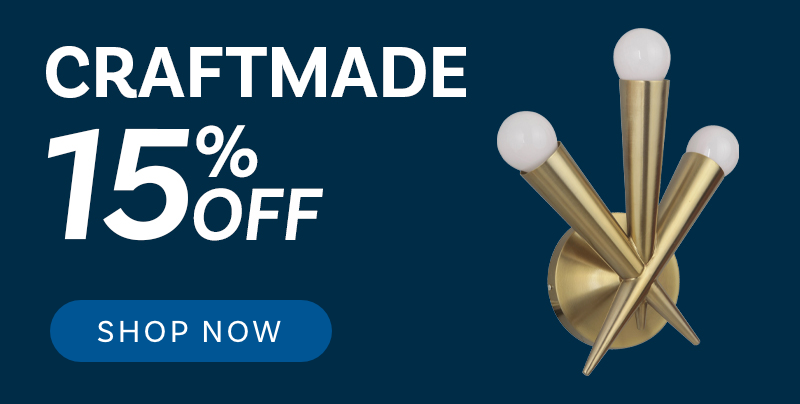 Save 15% on Craftmade - Shop Now