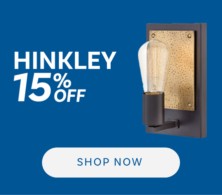 15% off select Hinkley